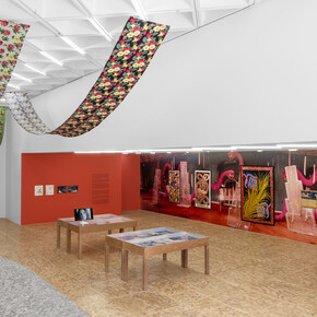 Tina Girouard, Sign-in, vista de exhibición. Cortesía del Museo Tamayo