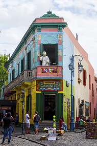 Entrance to Caminito street, La Boca, Buenos Aires