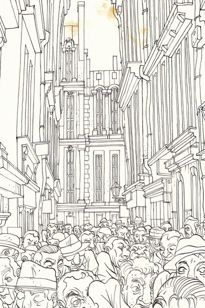 Marc-Antoine Mathieu, Rétrospective. Avec l'aimable autorisation de la galerie Huberty & Breyne