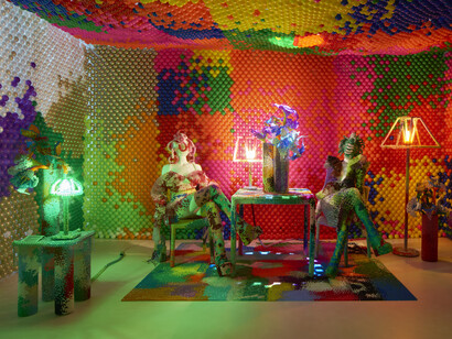 Kévin Germanier, Les monstrueuses, exhibition view. Courtesy of Mudac 