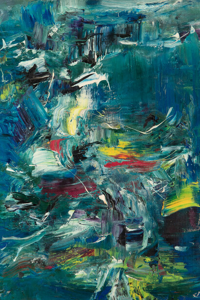 Norman Carton, River edge #751, 1957. Courtesy of LewAllen Galleries