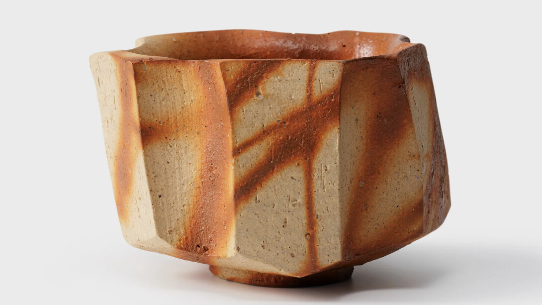 Koichiro Isezaki, Hidasuki tea bowl 火襷茶盌, 2025. Courtesy of Ippodo Gallery