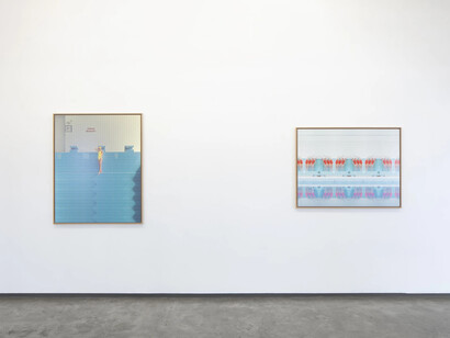 Maria Svarbova, Surface, exhibition view. Courtesy of Saenger Galería