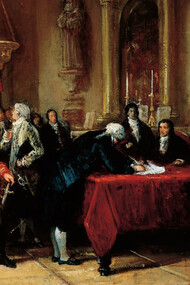 "Boceto para la Firma del Acta de Independencia", Martín Tovar y Tovar