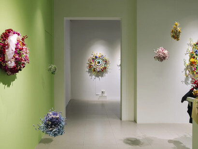Various artists, Illuminations of women's prowess in art, science, technology and cultural infusions, exhibition view. Courtesy of Cuturi Gallery