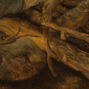 Rembrandt the sacrifice of Isaac. Conservation completed. Courtesy of the State Hermitage Museum