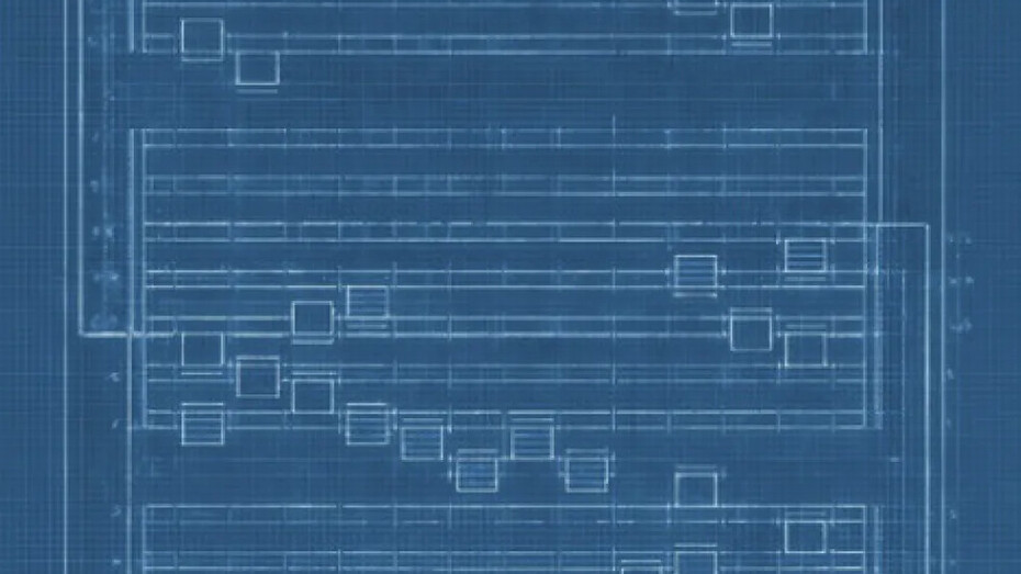 Julia Fish, Before and since : Capriccio, after Epitaph [ from J.S. Bach BWV1080- in contrario motu ] (detail), 2022-25. Courtesy of David Nolan Gallery