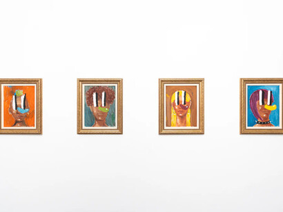 Various artists, Comic abstraction, exhibition view. Courtesy of König Gallery