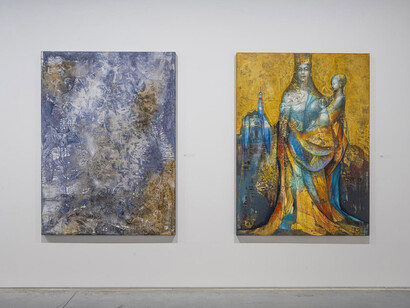 Ivan Pavle, Wandering through the labyrinth, exhibition view. Courtesy of Danubiana