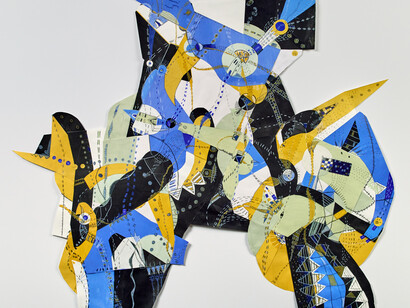 Naomi Nemtzow, With claws and teeth (detail), 2026. Courtesy of Bowery Gallery 