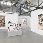 Oliver Lee Jackson, exhibition view. Courtesy of Rena Bransten Gallery