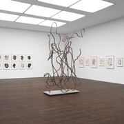 Christopher Wool, exhibition view. Courtesy of Gagosian 