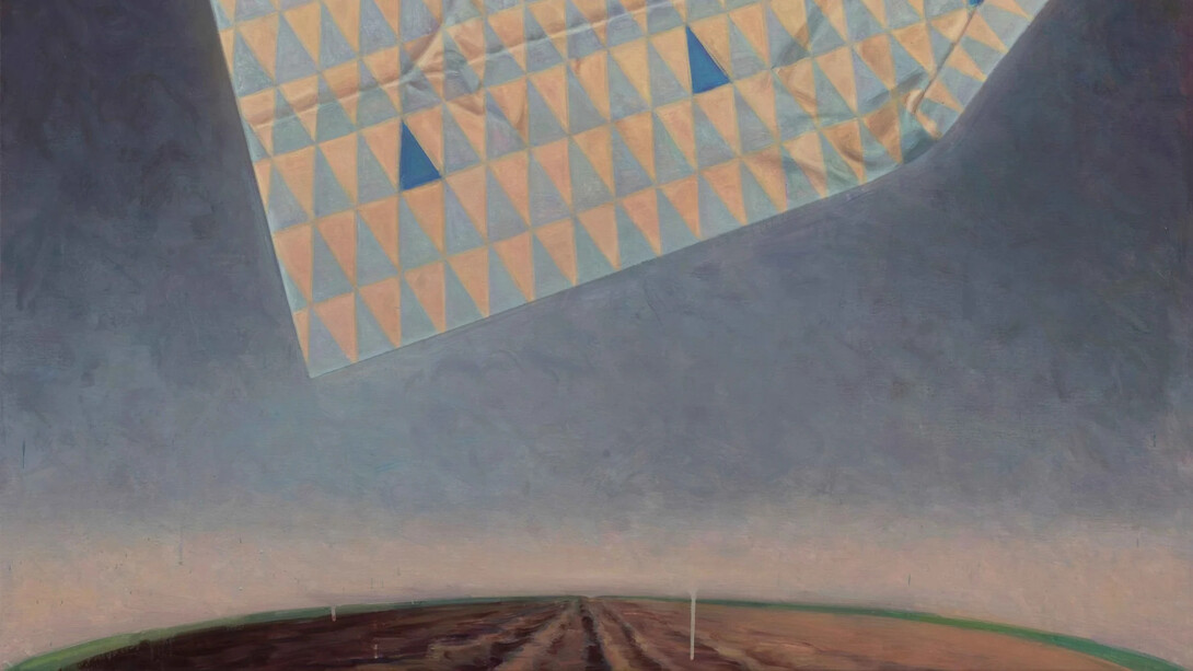 Zhang Lingrui, Descend to far-off isle (detail), 2025. Courtesy of HdM Gallery