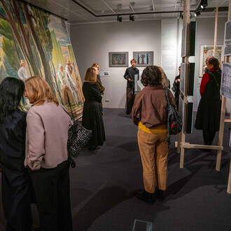Riding the wave of Paris exhibitions: ethnography, cultural diplomacy, and identity exhibition view. Courtesy of the National Museum of Lithuania