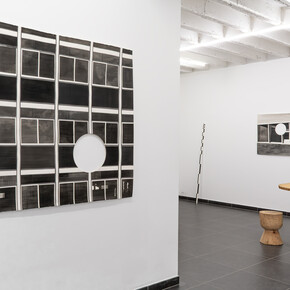 Julia Cottin, Faire le mur (another brick in the wall), exhibition view. Courtesy of Valerie_Troost Gallery 