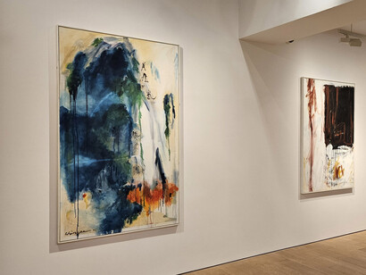 Chinyee, Vibrant echoes: Chinyee’s 60-year retrospective, exhibition view. Courtesy of Alisan Fine Arts