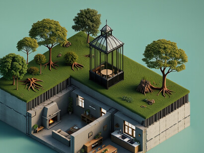 Projekt mit reduzierter oder minimaler Belichtung: gedämpftes Licht