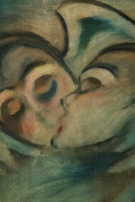 "Suudelma" (kiss), 1916, by the Finnish painter William Rosenberg