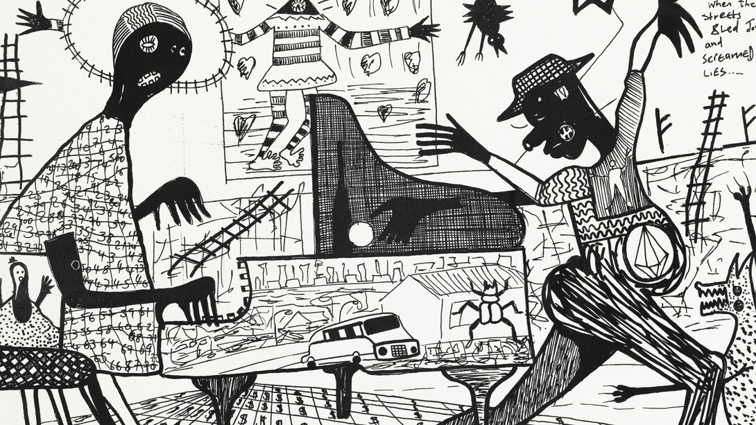 Ngobeni, Tears of melody (detail), 2025. Courtesy of David Krut Arts