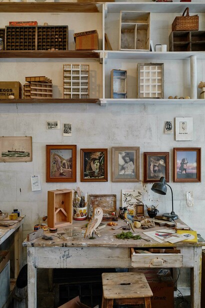 The house on Utopia Parkway, vue de l'exposition. Avec l'aimable autorisation de Gagosian