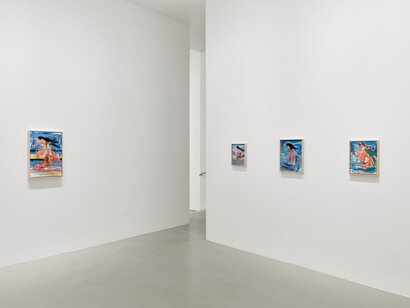 Albert Oehlen, Endless summer, exhibition view. Courtesy of Galerie Max Hetzler