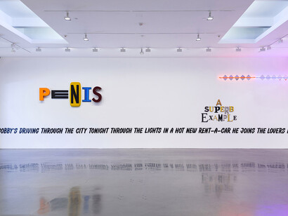 Jack Pierson, Curtains, exhibition view. Courtesy of Regen Projects 