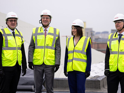In Sunderland, Secretary of State Peter Kyle and Chancellor Rachel Reeves visited the site of the Culture House development to review progress and community impact