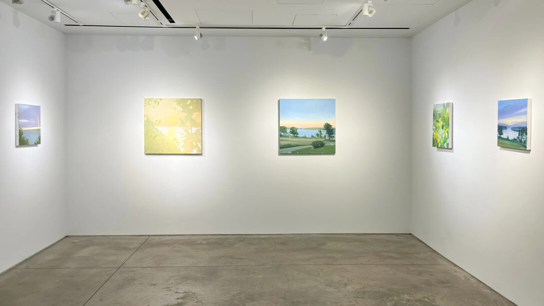 Sara MacCulloch, Sun fog rain, exhibition view. Courtesy of Kathryn Markel Fine Arts