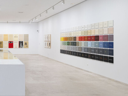 Xisco Mensua, Studies, diaries and collections, exhibition view. Courtesy of Museo Patio Herreriano