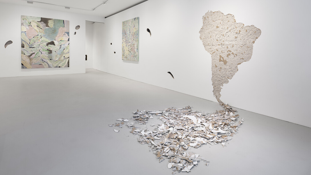 Manoela Medeiros, Tropical still life, exhibition view. Courtesy of Palo Gallery