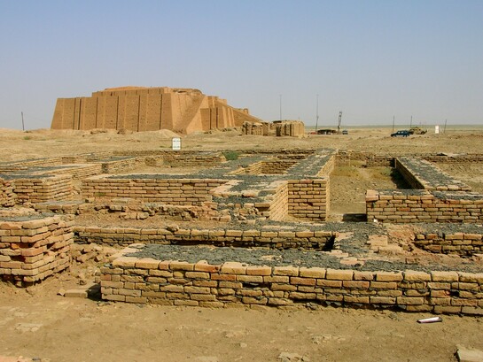 Rovine nella città di Ur, Iraq meridionale
