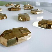 Anatoly Osmolovsky, Hardware, bronze, installation view at Documenta Kassel 2007