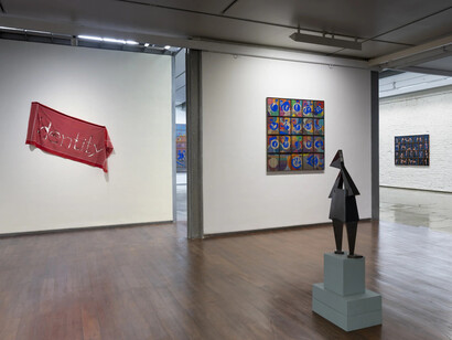 Naresh Kumar, Act of republic, exhibition view. Courtesy of Chemould Prescott Road