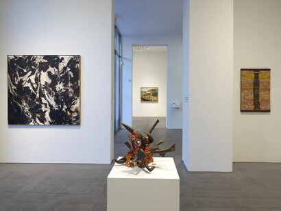 Various artists, West coast women of abstract expressionism, exhibition view. Courtesy of Berry Campbell 