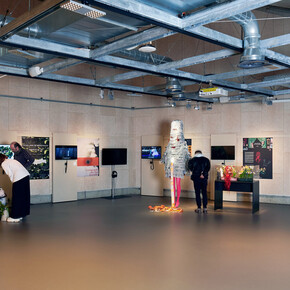 Artist residency 2026: 11th edition of the Prix Art Humanité, exhibition view. Courtesy of the International Red Cross and Red Crescent Museum