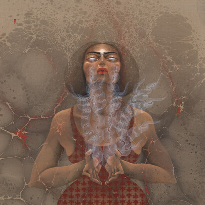 Hayv Kahraman, Invocation, 2025. Courtesy of Jack Shainman Gallery