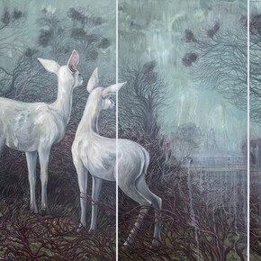 Marie Cameron, Liminal land (detail), 2020. Courtesy of Andra Norris Gallery