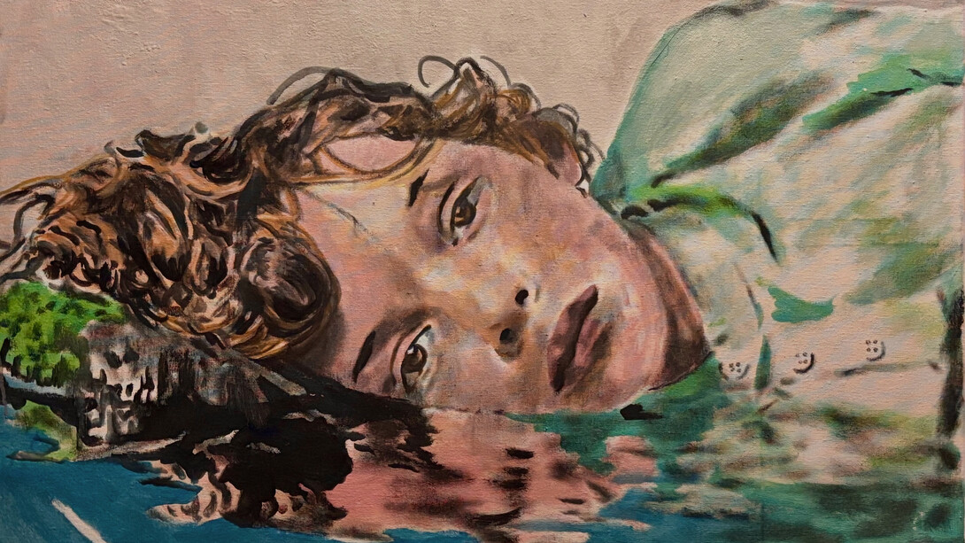 Andrea Saltini, Giovane Ofelia (dettaglio), 2025. Cortesia di Teatro Sociale di Novi di Modena