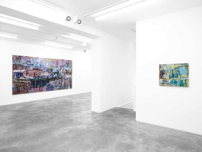 Catherine Long, After the fire, exhibition view. Courtesy of Huxley-Parlour Gallery