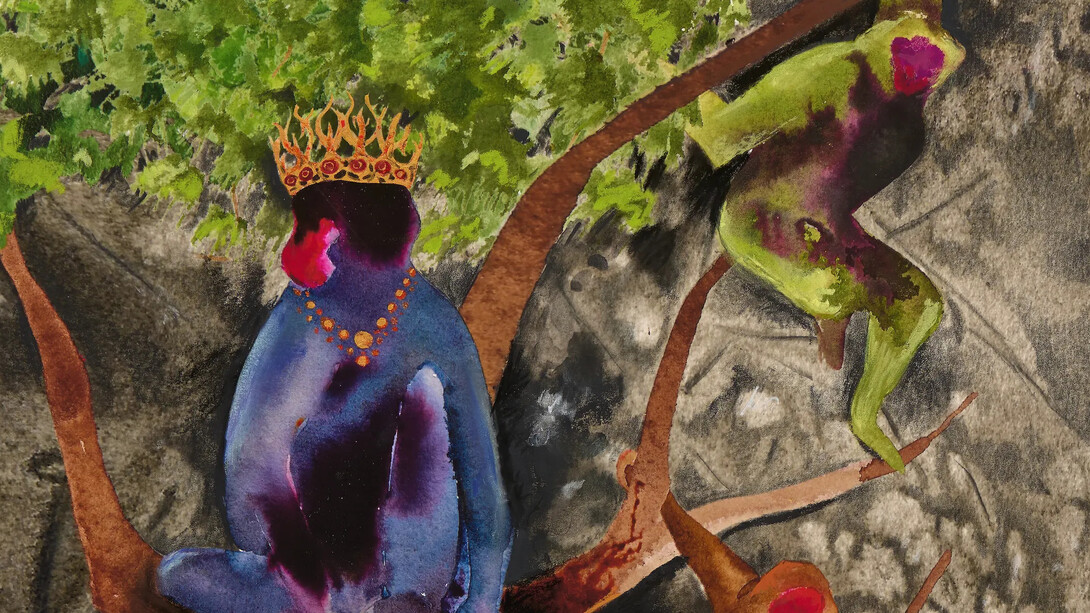 Shiva Ahmadi, Kindled crown (detail), 2026. Courtesy of Haines Gallery