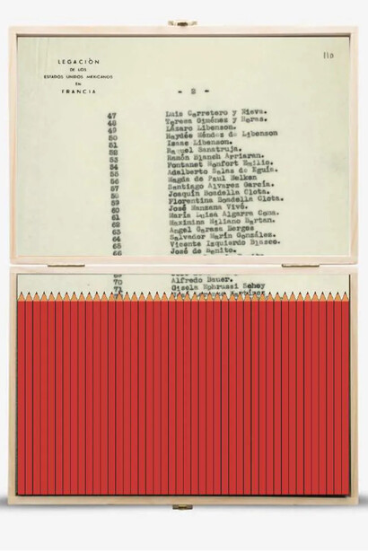 Alán Carrasco, Einbahnstraße. Embajada mexicana, 2026. Courtesy of ADN Galeria