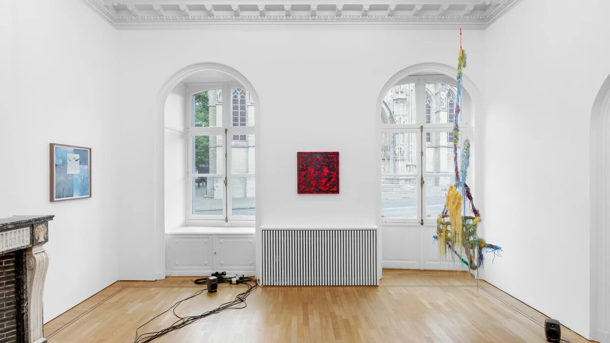 Julien Creuzet, Nos diables rouges, nos dérives, exhibition view. Courtesy of Mendes Wood DM