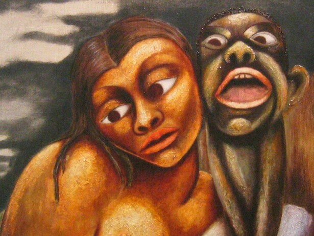 Max Jiménez, "Desesperanza", óleo sobre lienzo, 1944