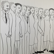 David Byrne, On view, exhibition view. Courtesy of Pace Gallery