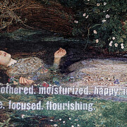 Dagnini, unbothered. moisturized. happy. in my lane. focused. flourishing (detail), 2025. Courtesy of Fragment Gallery