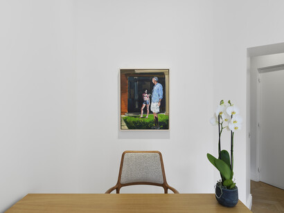 Eric Fischl, Couples, exhibition view. Courtesy of Skarstedt Gallery