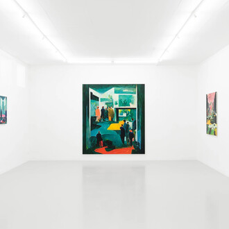 Willem Andersson, In the lee of land, exhibition view. Courtesy of Belenius