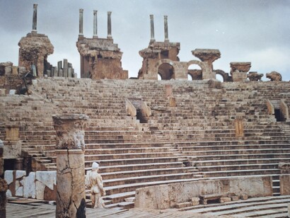 Leptis Magna era una delle città più importanti dell’Impero Romano in Nord Africa, situata nell’attuale Libia. Foto di Valeria Caldelli
