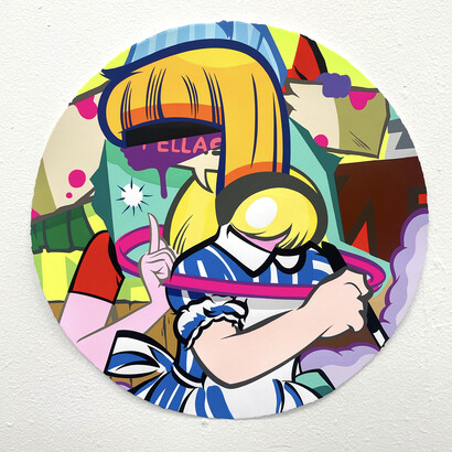 Pose, Tondo 39, 2021. Courtesy of West Chelsea Contemporary