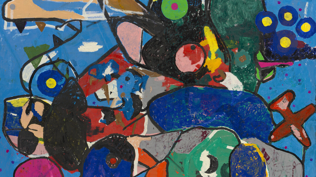 Joe Bradley, Parade (detail), 2025. Courtesy of David Zwirner Gallery